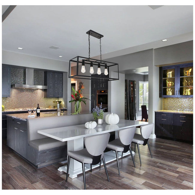 Elegant Lighting Resolute 4 Light 32" Chandelier - LD4063D32