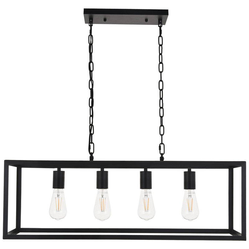 Elegant Lighting Resolute 4 Light 32" Chandelier - LD4063D32