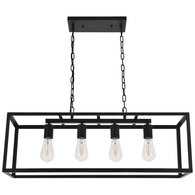 Elegant Lighting Resolute 4 Light 32" Chandelier - LD4063D32