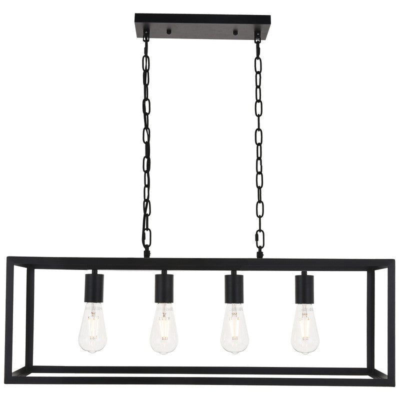 Elegant Lighting Resolute 4 Light 32" Chandelier - LD4063D32