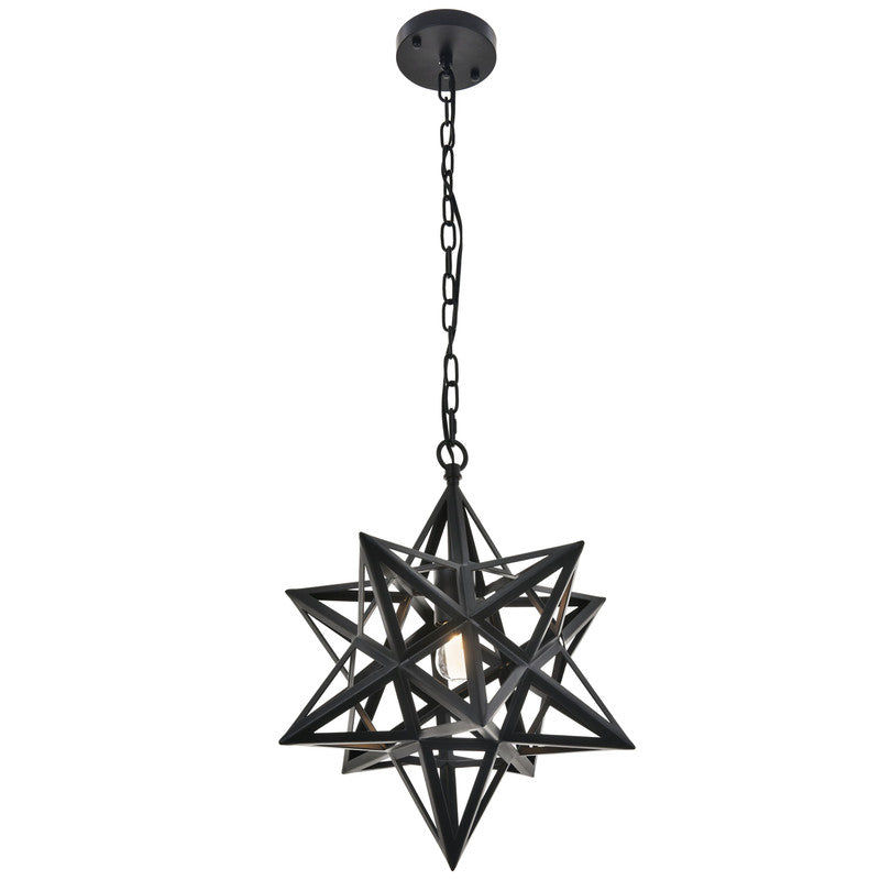 Elegant Lighting Nocturne 1 Light 16" Pendant - LD4076