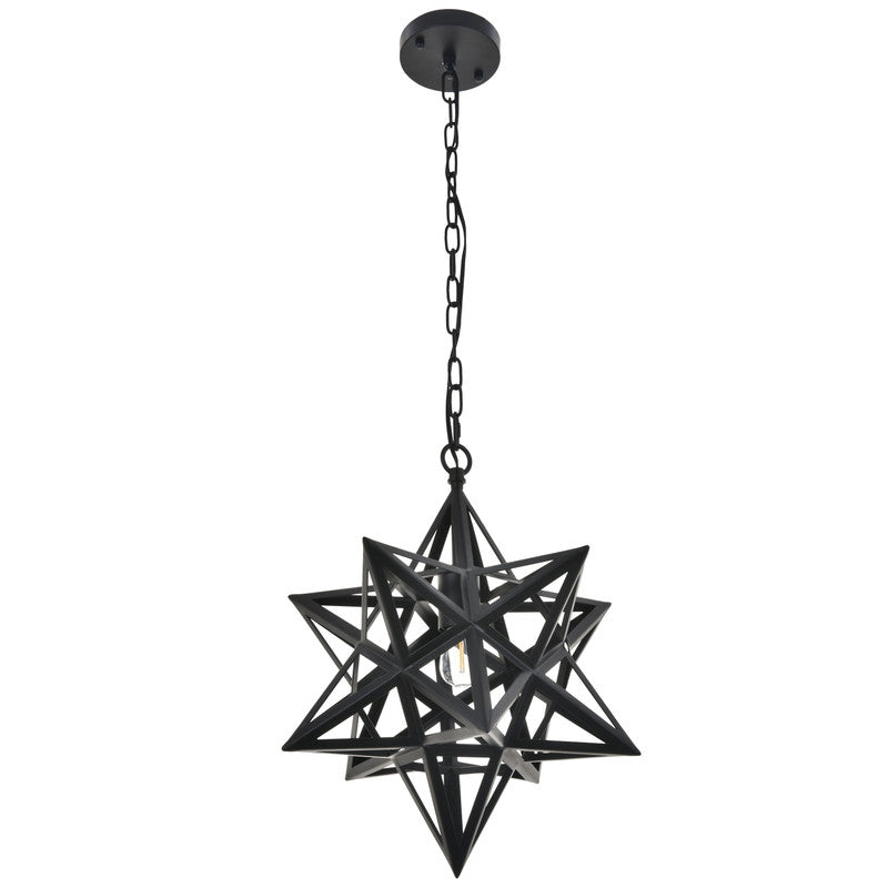 Elegant Lighting Nocturne 1 Light 16" Pendant - LD4076