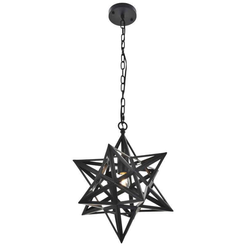 Elegant Lighting Nocturne 1 Light 16" Pendant - LD4076
