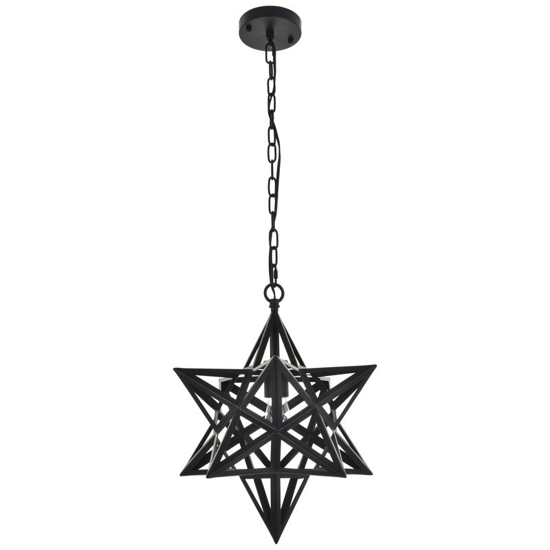 Elegant Lighting Nocturne 1 Light 16" Pendant - LD4076