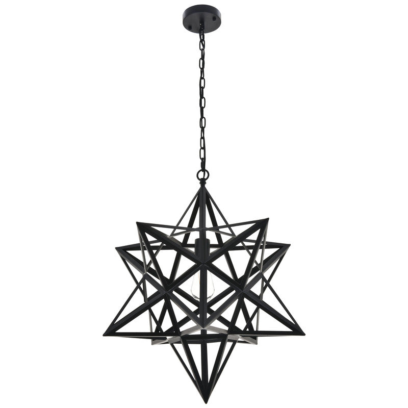 Elegant Lighting Nocturne 1 Light 16" Pendant - LD4076