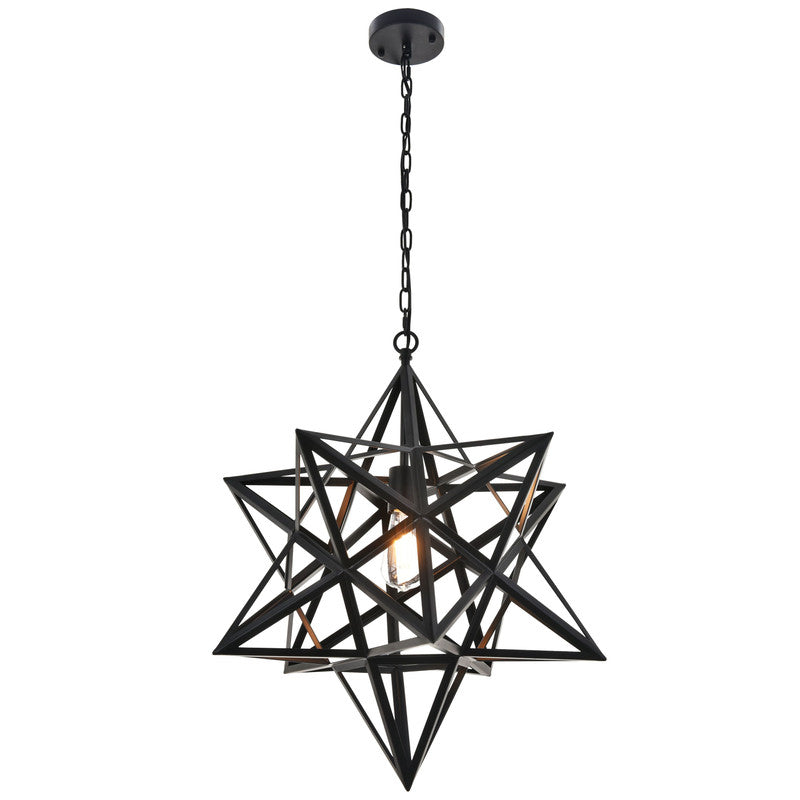 Elegant Lighting Nocturne 1 Light 16" Pendant - LD4076