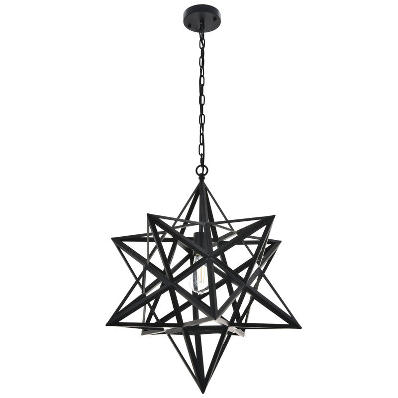 Elegant Lighting Nocturne 1 Light 16" Pendant - LD4076