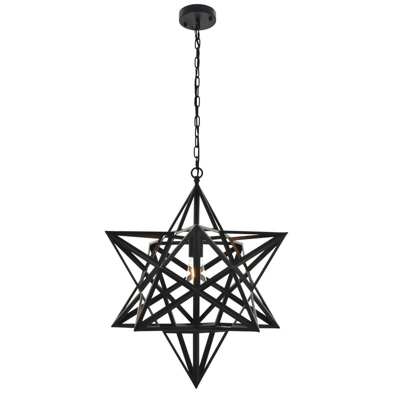 Elegant Lighting Nocturne 1 Light 16" Pendant - LD4076