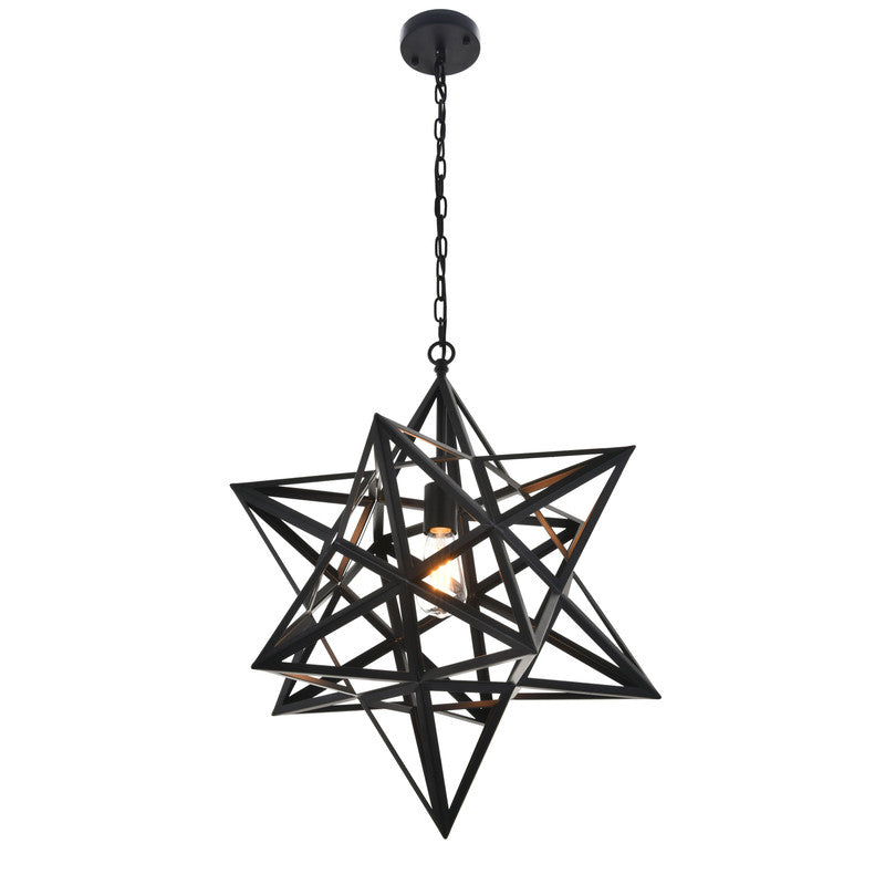 Elegant Lighting Nocturne 1 Light 16" Pendant - LD4076