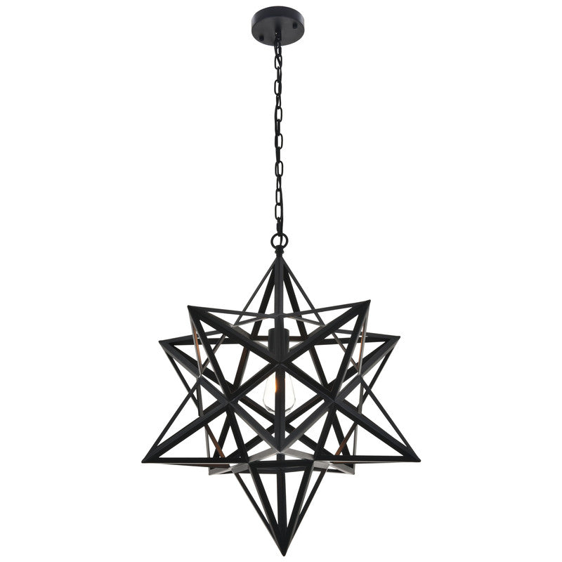 Elegant Lighting Nocturne 1 Light 16" Pendant - LD4076