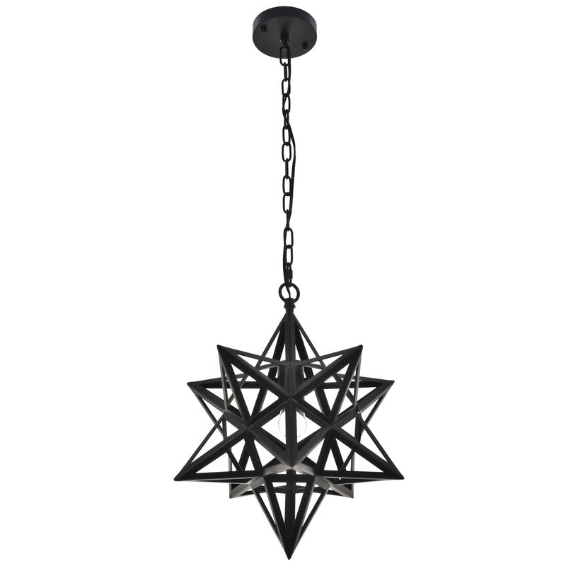 Elegant Lighting Nocturne 1 Light 16" Pendant - LD4076