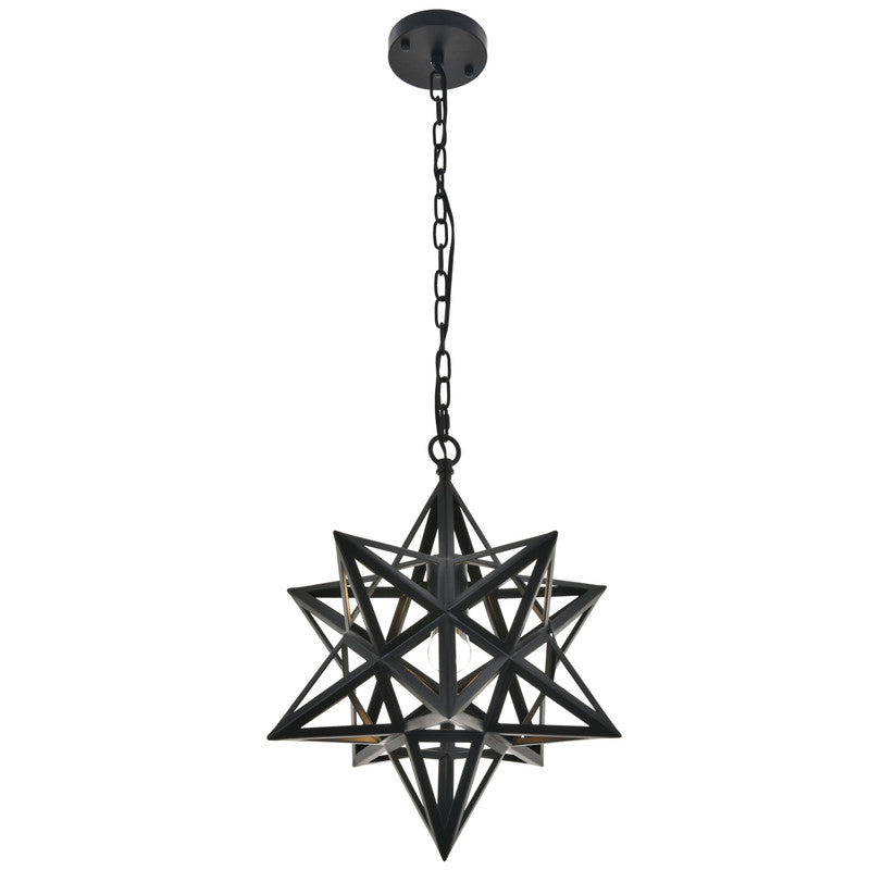 Elegant Lighting Nocturne 1 Light 16" Pendant - LD4076