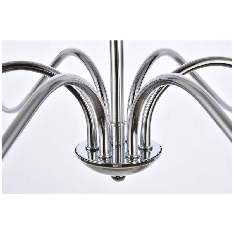 Elegant Lighting Rohan 6 Light 36" Chandelier