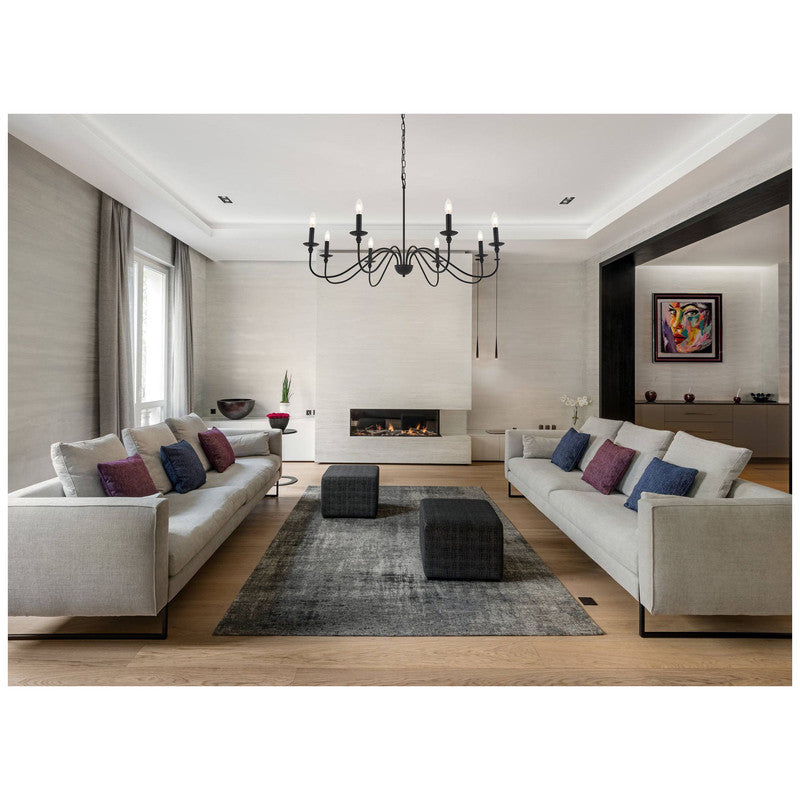 Elegant Lighting Rohan 8 Light 42" Chandelier