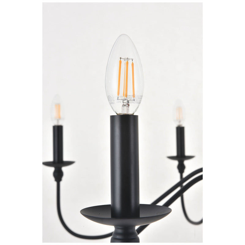 Elegant Lighting Rohan 8 Light 42" Chandelier