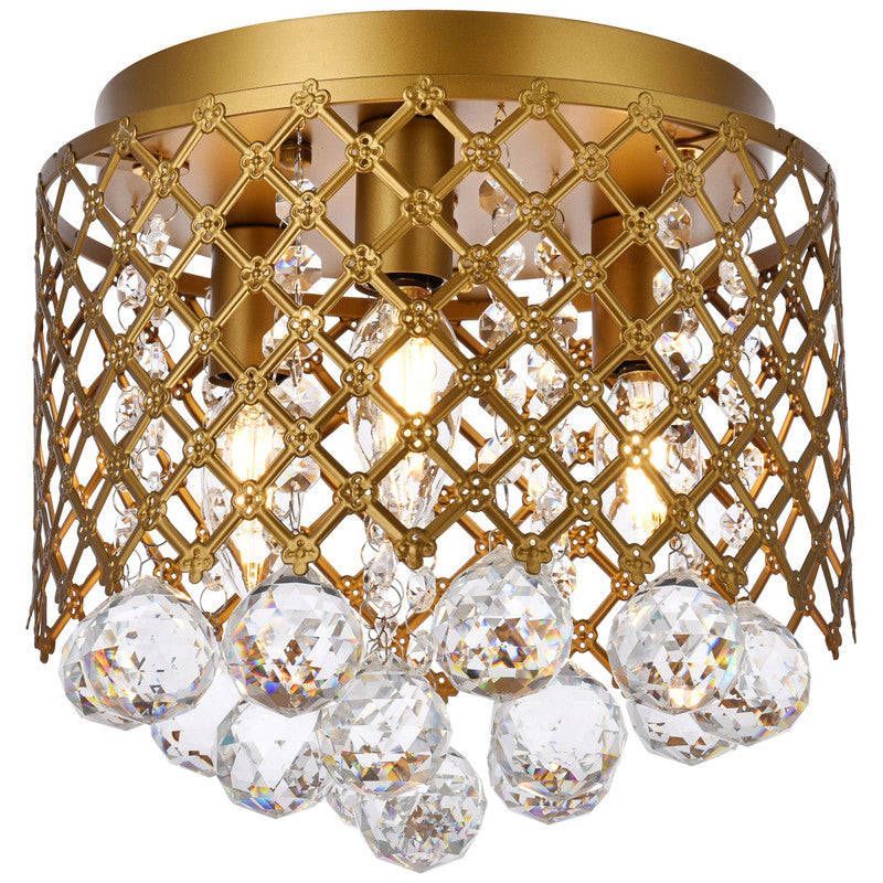 Tully 3 Light 10" Flush Mount