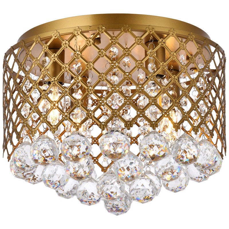 Tully 4 Light 14" Flush Mount