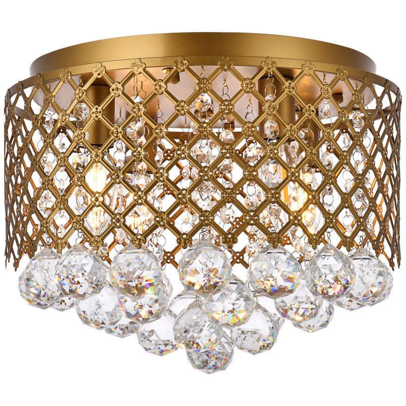 Tully 4 Light 14" Flush Mount