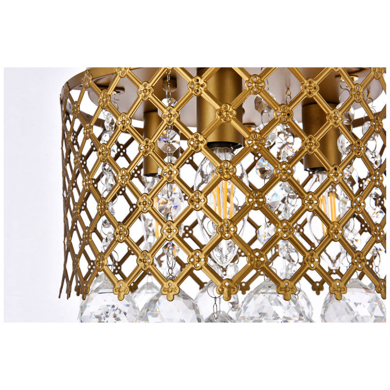 Tully 3 Light 10" Flush Mount