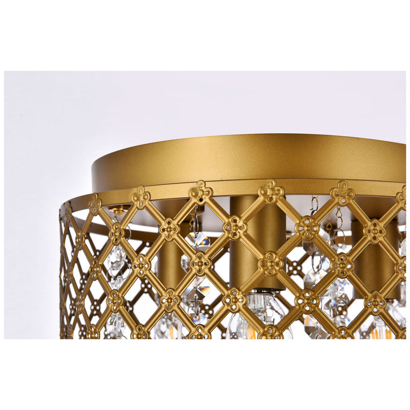 Tully 3 Light 10" Flush Mount