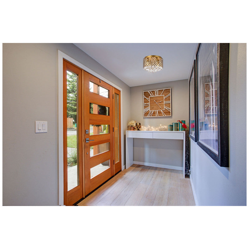 Tully 4 Light 14" Flush Mount