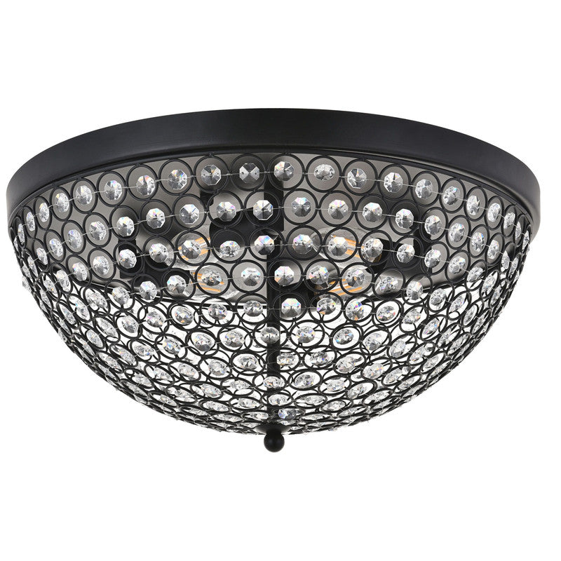 Elegant Lighting Taye 4 Light 18" Flush Mount