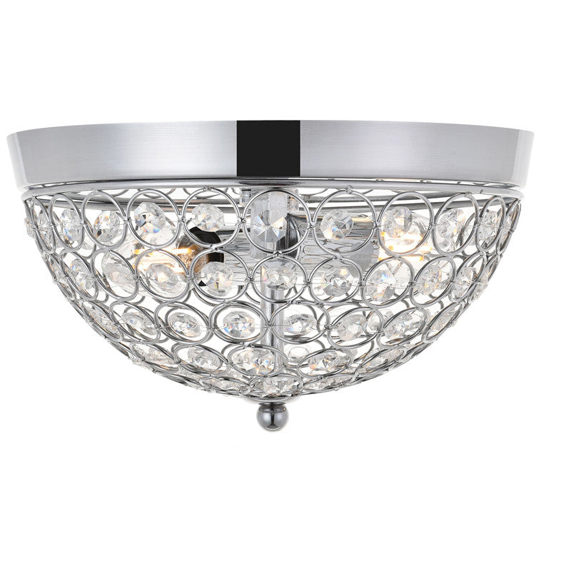 Elegant Lighting Taye 2 Light 10" Flush Mount