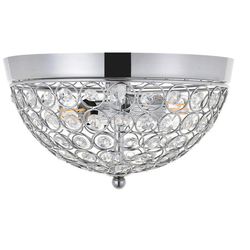 Elegant Lighting Taye 2 Light 10" Flush Mount