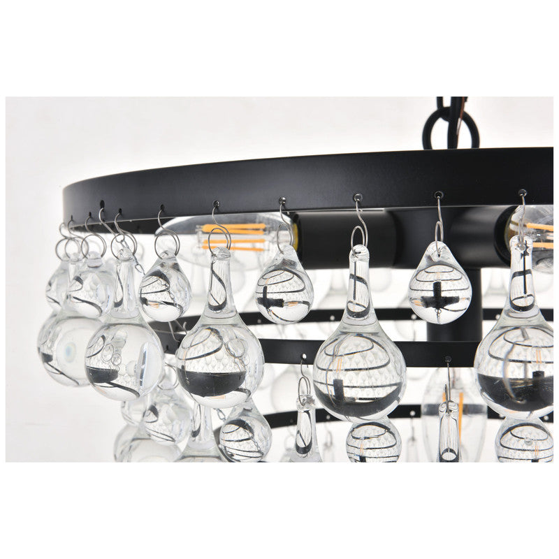 Elegant Lighting Kora 5 Light 17" Chandelier