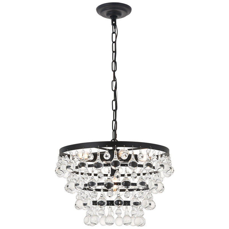 Elegant Lighting Kora 5 Light 17" Chandelier