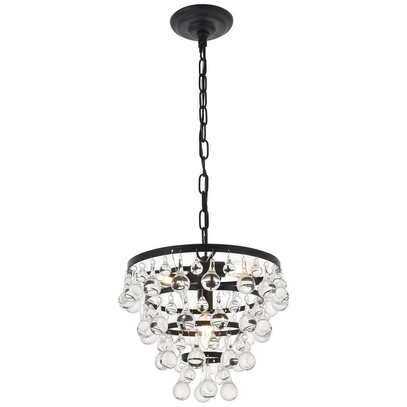 Elegant Lighting Kora 3 Light 13" Chandelier