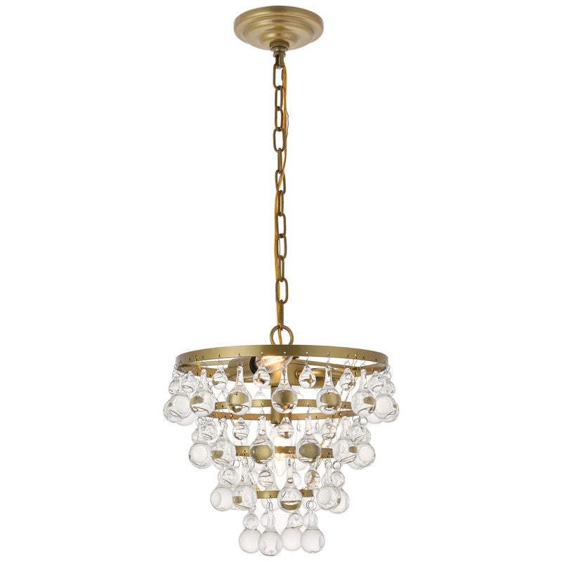 Elegant Lighting Kora 3 Light 13" Chandelier