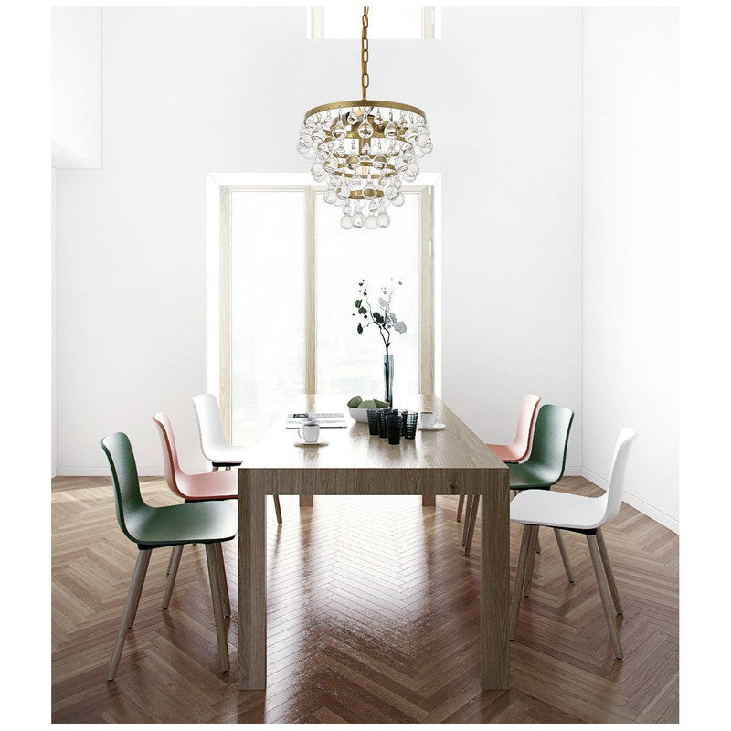 Elegant Lighting Kora 3 Light 13" Chandelier