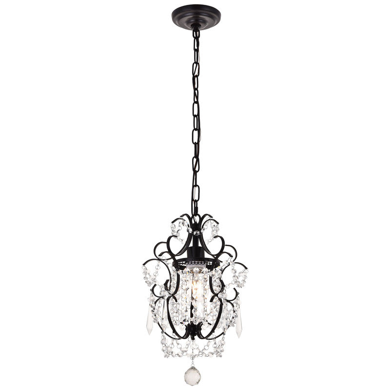 Elegant Lighting Kirin 1 Light 11" Pendant