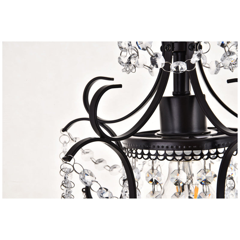 Elegant Lighting Kirin 1 Light 11" Pendant