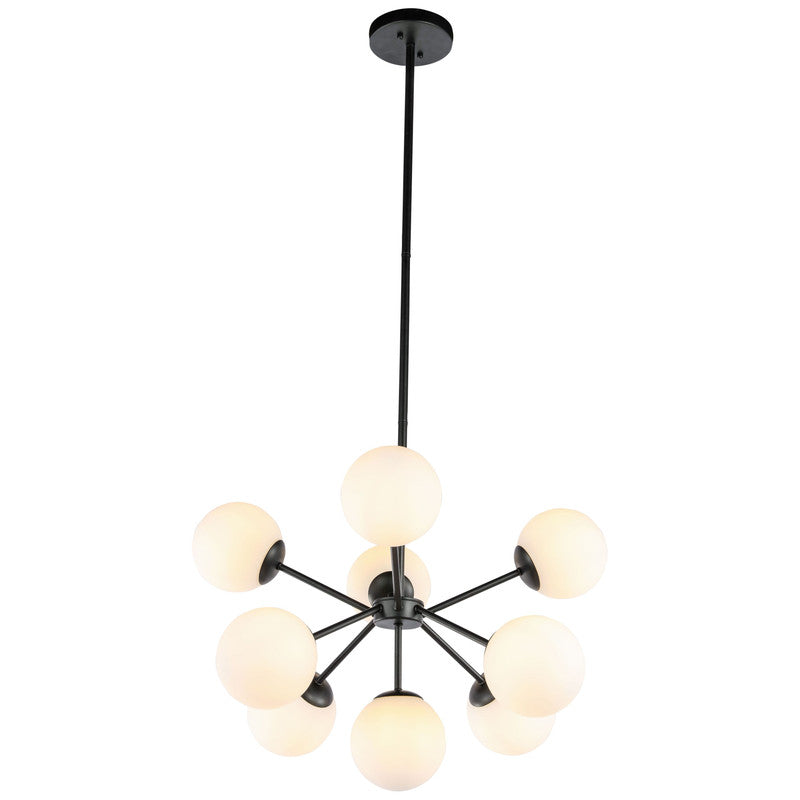 Elegant Lighting Jupiter 9 Light 26" Chandelier
