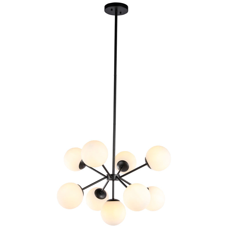 Elegant Lighting Jupiter 9 Light 26" Chandelier