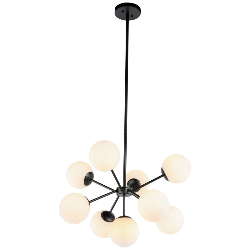 Elegant Lighting Jupiter 9 Light 26" Chandelier