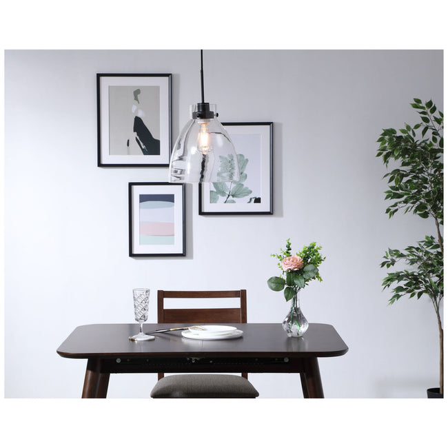 Elegant Lighting Frey 1 Light 11" Pendant