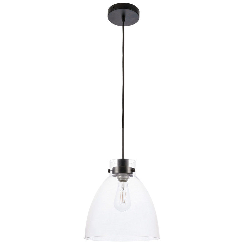 Elegant Lighting Frey 1 Light 11" Pendant