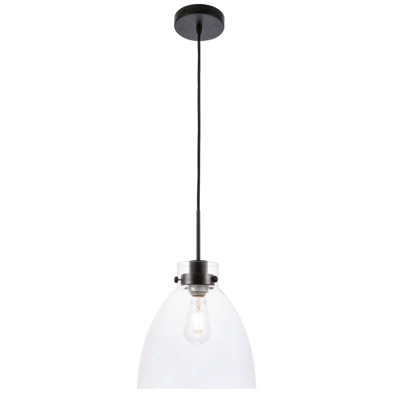 Elegant Lighting Frey 1 Light 11" Pendant