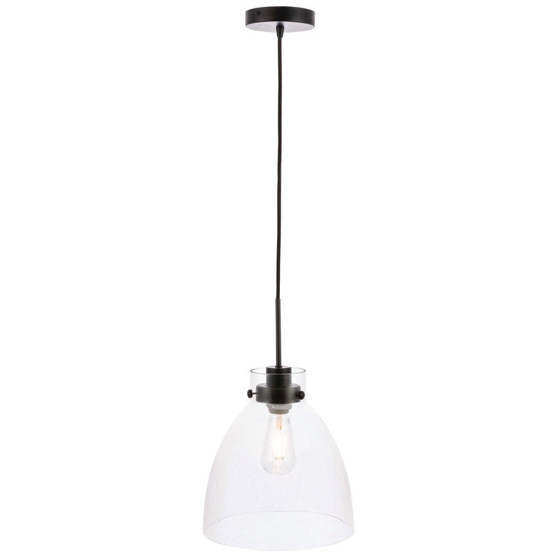 Elegant Lighting Frey 1 Light 11" Pendant