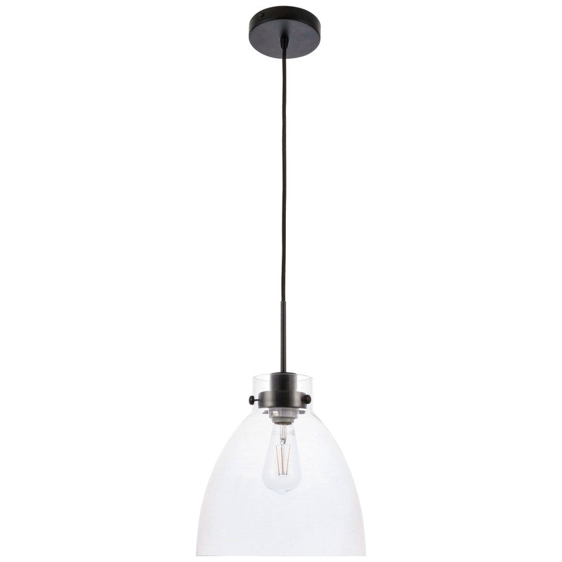 Elegant Lighting Frey 1 Light 11" Pendant