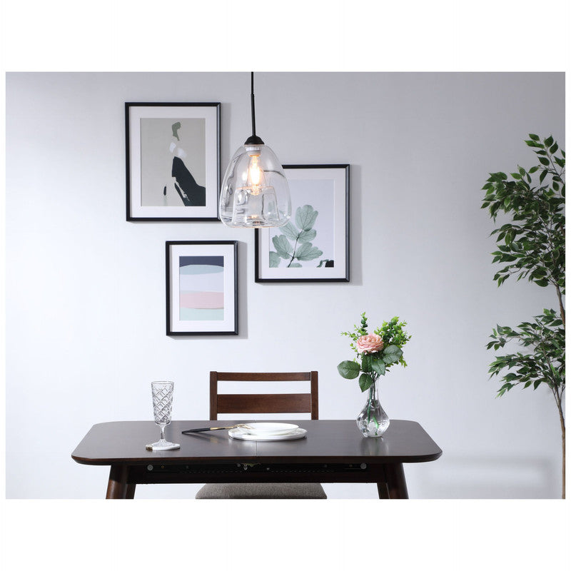 Elegant Lighting Kason 1 Light 8" Pendant