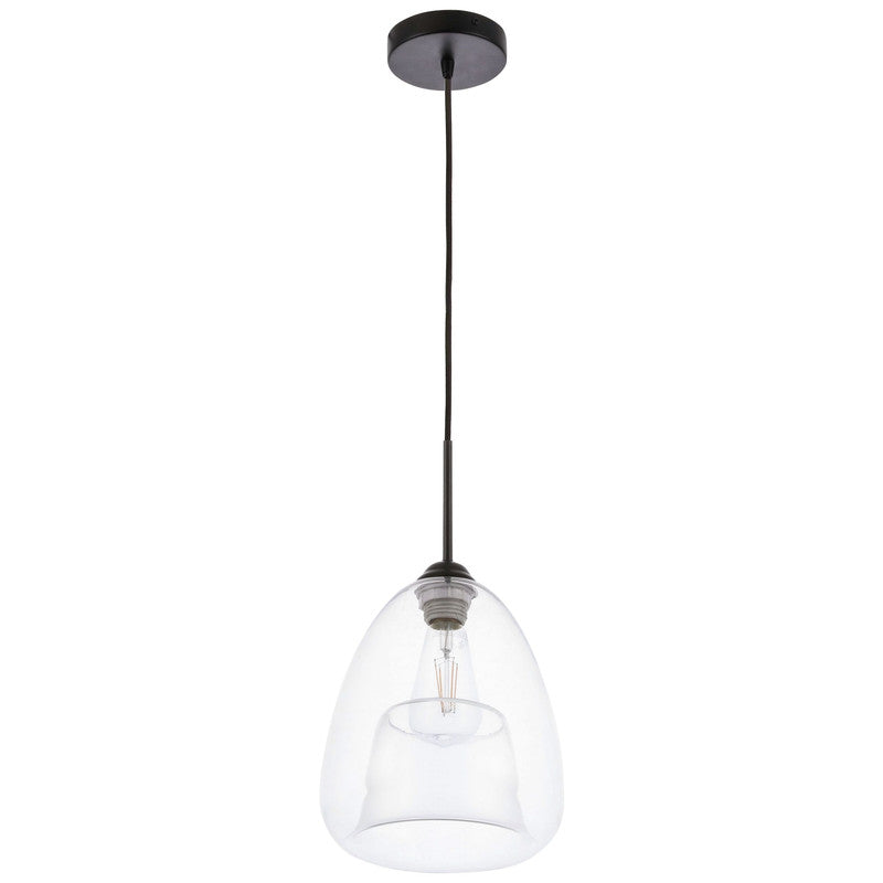 Elegant Lighting Kason 1 Light 8" Pendant