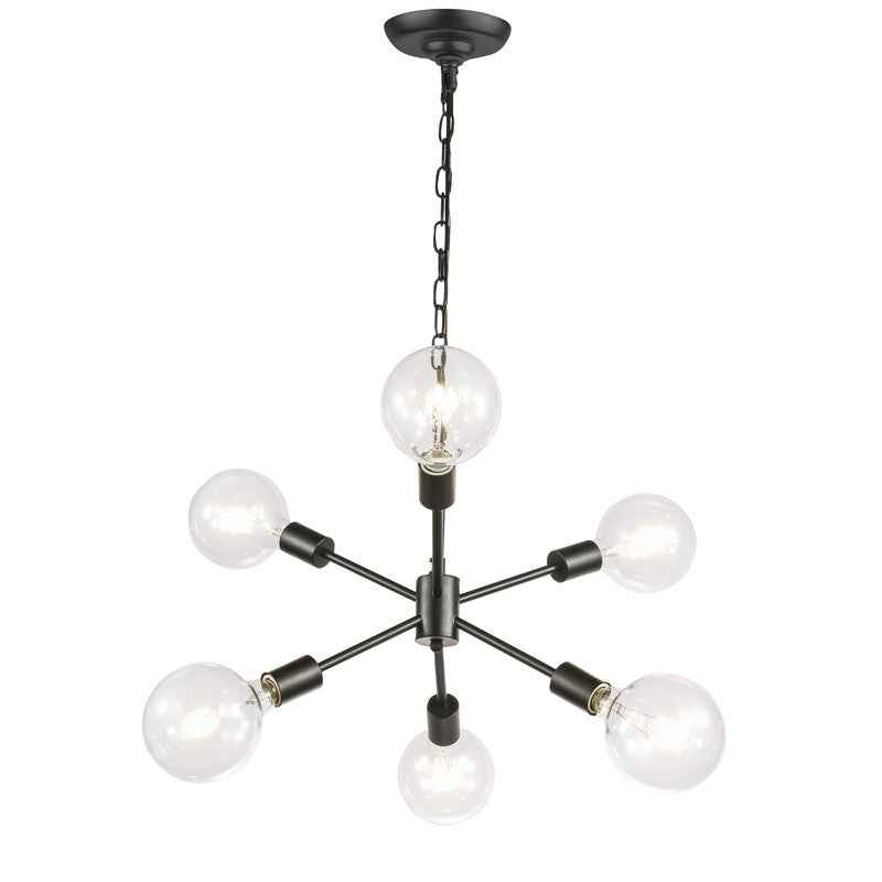 Elegant Lighting Nolan 6 Light 16" Chandelier