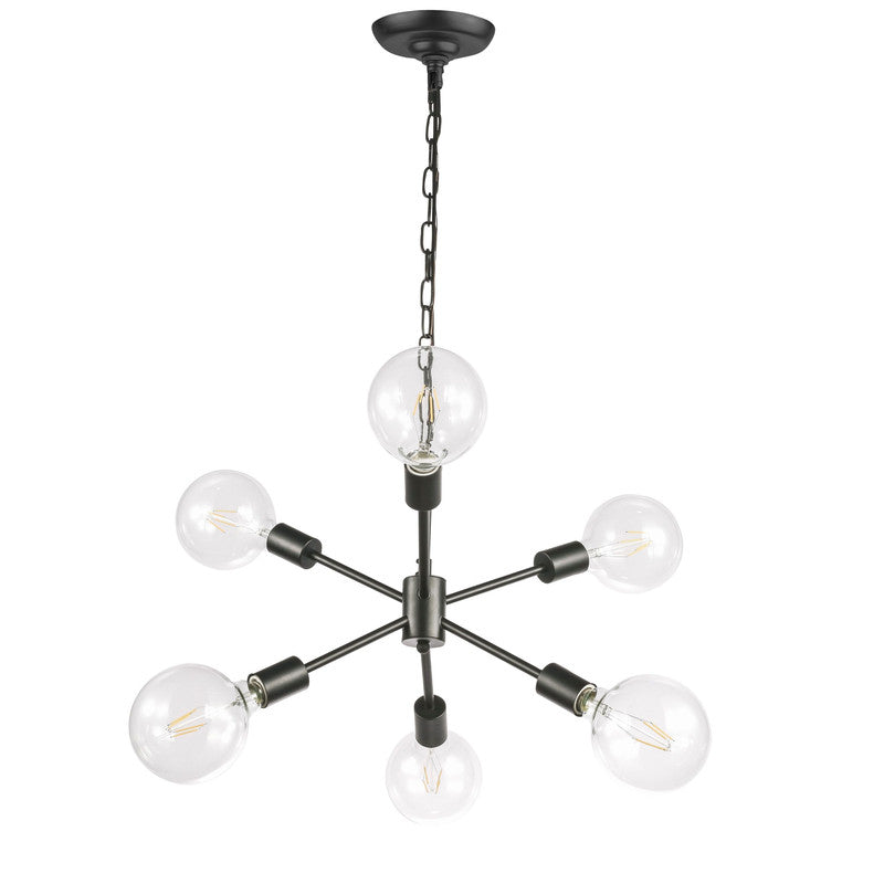 Elegant Lighting Nolan 6 Light 16" Chandelier