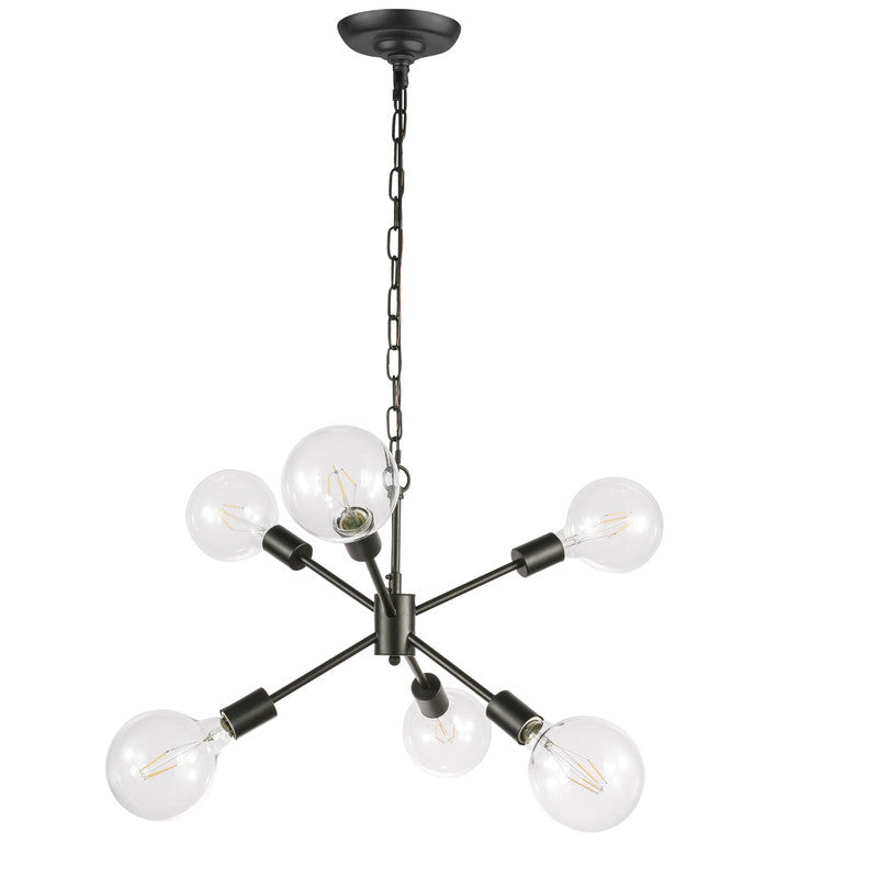 Elegant Lighting Nolan 6 Light 16" Chandelier
