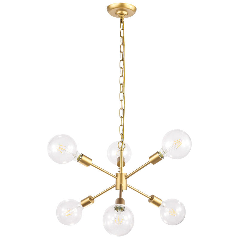 Elegant Lighting Nolan 6 Light 16" Chandelier