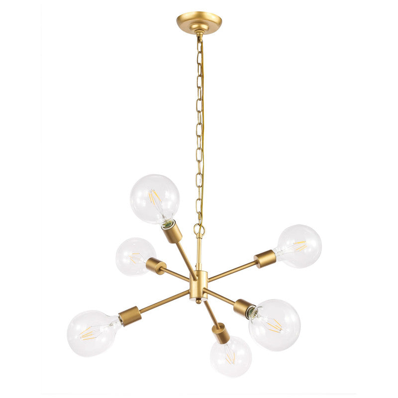 Elegant Lighting Nolan 6 Light 16" Chandelier